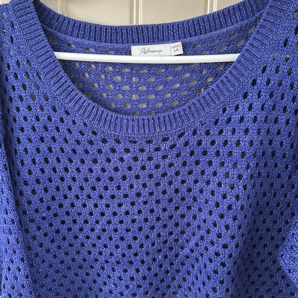 Reitmans Women's Blue Knit Sweater - Picture 2 of 3